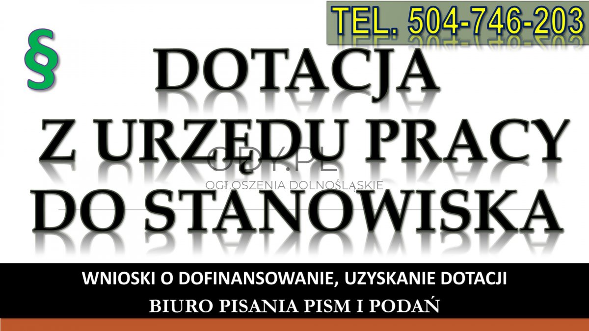 Pracownik Z Urzędu Pracy Dofinansowanie 2017 Dofinansowanie z urzędu pracy do stanowiska, dla pracownika, tel. 504
