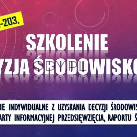 Decyzja środowiskowa, szkolenie t504-746-203, szkolenia z decyzji środowiskowej