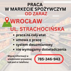 Praca w markecie, Dino Polska S.A. Wrocław ul. Strachocińska