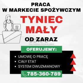 Praca w markecie, Dino Polska S.A. Tyniec Mały