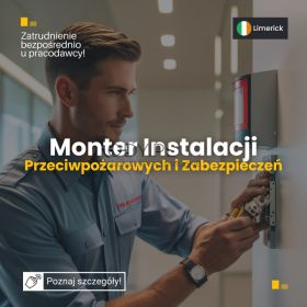 Monter Instalacji Przeciwpożarowych i Zabezpieczeń