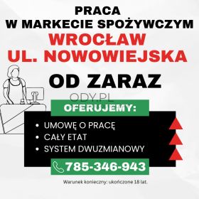 Praca w markecie, Dino Polska S.A. Wrocław ul. Nowowiesjka