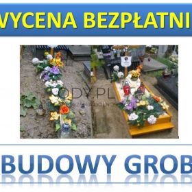 Skrzynka na grób, cena z montażem tel. 504-746-203. Obudowa grobu. Cmentarz, Wrocław.