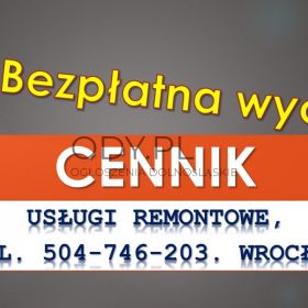 Remont łazienki, skucie kafli, tel. 504-746-203, Wrocław. Cennik usługi
