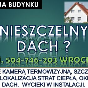 Przecieki na dachu, tel. 504-746-203, Wrocław, usterki, dach przecieka, naprawa