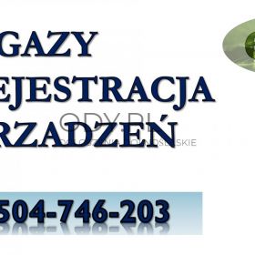 Zgłoszenie do CRO, fgazy, cena, tel 504-746-203. Centralny Rejestr Operatorów, pomoc