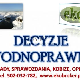 Cena pozwolenie wodnoprawne, tel. 504-746-203. Sporządzenie operatu wodnoprawnego.