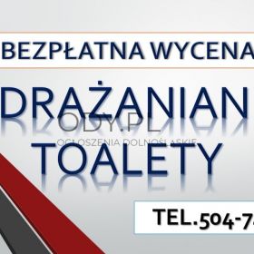 Przepychanie, Toalety, WC, cena, tel. 504-746-203. Odblokowanie odpływu.