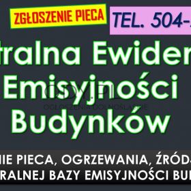 Zgłoszenie pieca wzór i pomoc tel. 504-746-203, cena , pompa ciepła, 