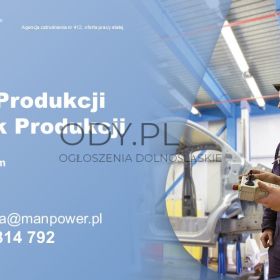 Operator Produkcji/ Pracownik Produkcji