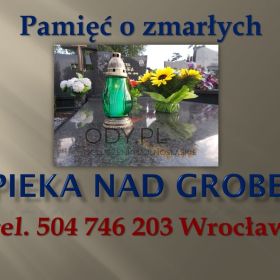 Konserwacja i odnowienie grobu, tel. 504-746-203, Wrocław, Renowacja pomnika.