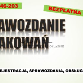 Sprawozdanie do BDO za opakowania, cena tel. 504-746-203, opakowań
