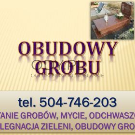 Skrzynia na grób tymczasowa, tel.  504-746-203. Zabudowa grobu, Wrocław, cena